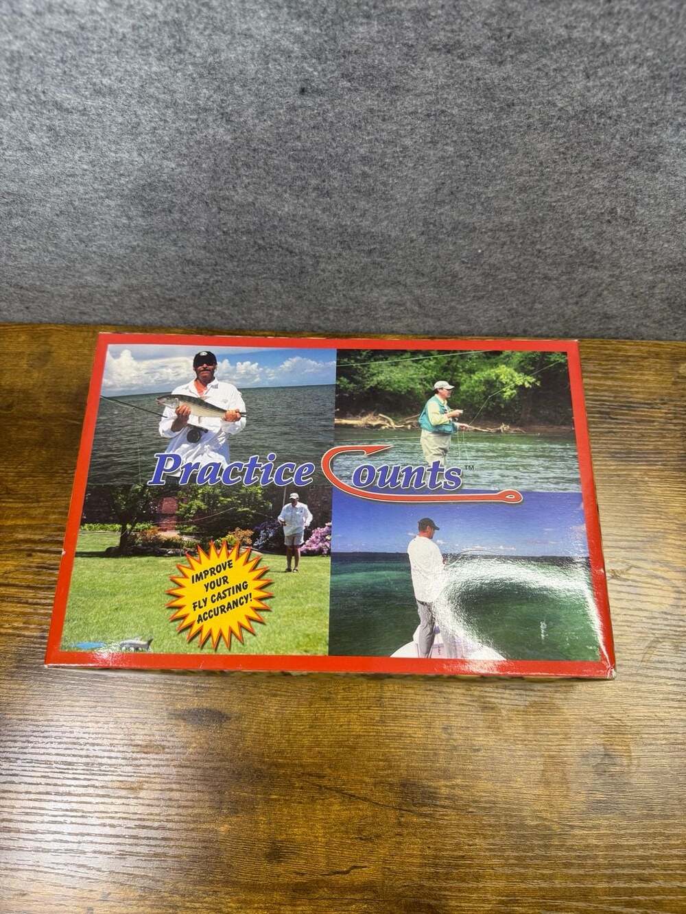 Practice Counts Fly Fishing Casting Target Kit with Inflatable Fish
